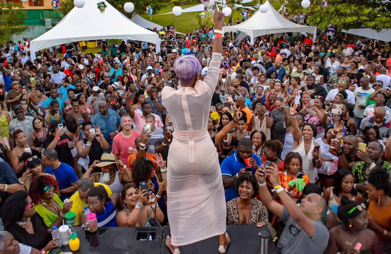 Patrice Roberts at Bring It cooler fete in January 2018.